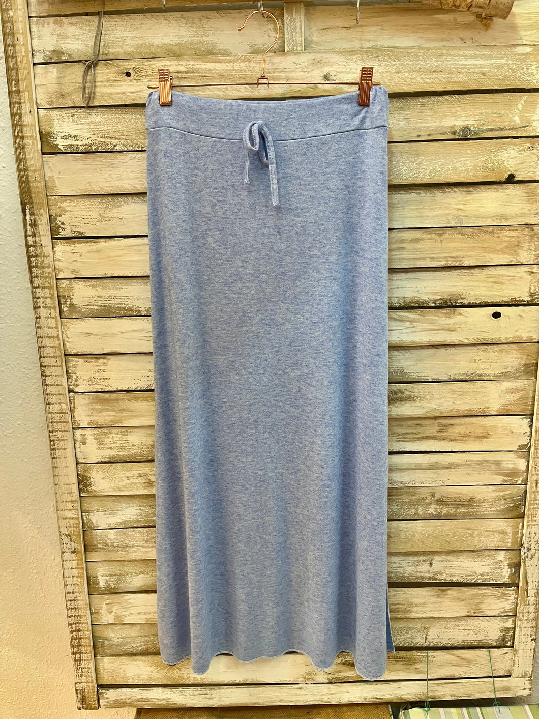 Falda azul aberturas laterales- NUEVO