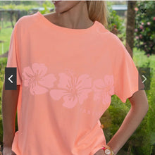 Cargar imagen en el visor de la galería, Camiseta Hawaii naranja