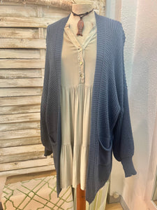 Chaqueta larga Blue