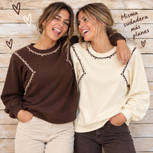 Cargar imagen en el visor de la galería, Sudadera Carlow vainilla