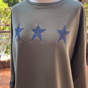 Sudadera light Star Valentina`s Moon (pintada a mano)