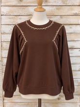 Cargar imagen en el visor de la galería, Sudadera Carlow chocolate