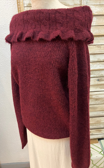 Jersey Lirio burdeos