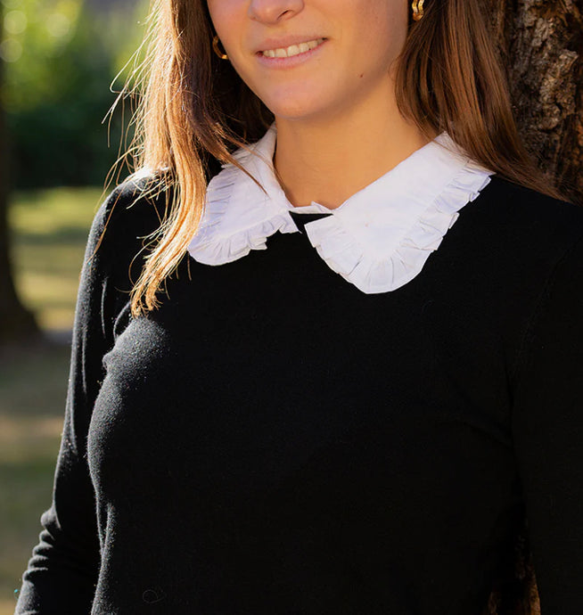 Cuello Mikonos blanco-