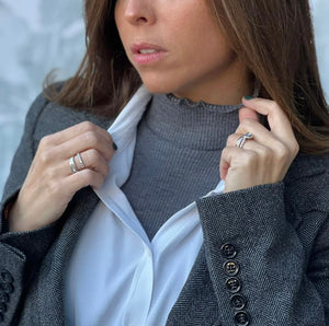 Cuello Audrey gris