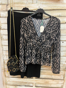 Blusa Fly negra