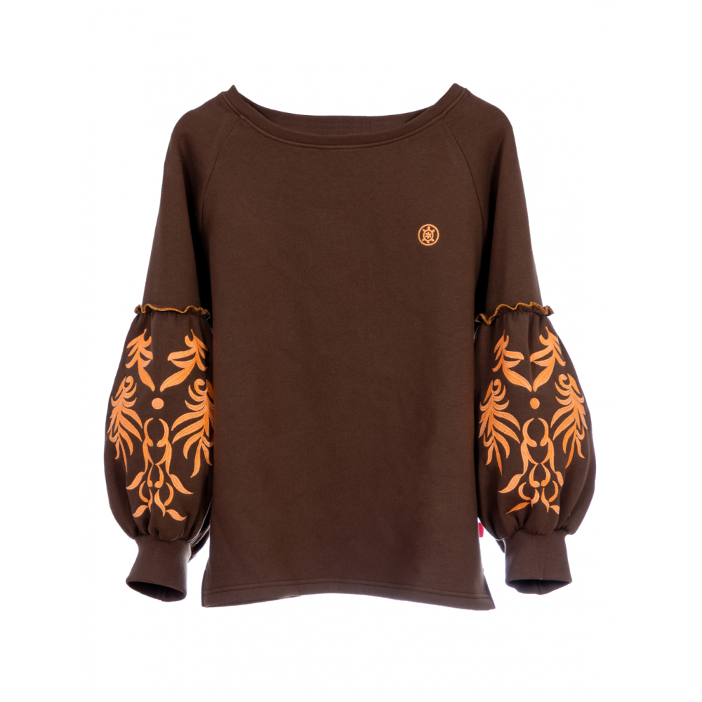 Sudadera GLOBO Chocolate Tartaruga