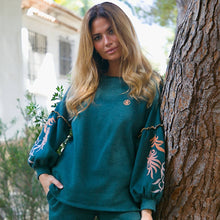 Cargar imagen en el visor de la galería, Sudadera GLOBO verde Tartaruga