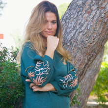 Cargar imagen en el visor de la galería, Sudadera GLOBO verde Tartaruga